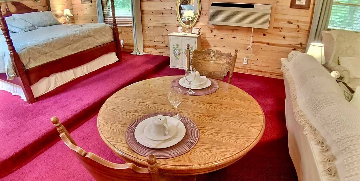 Country Rose Cabin Dining Table