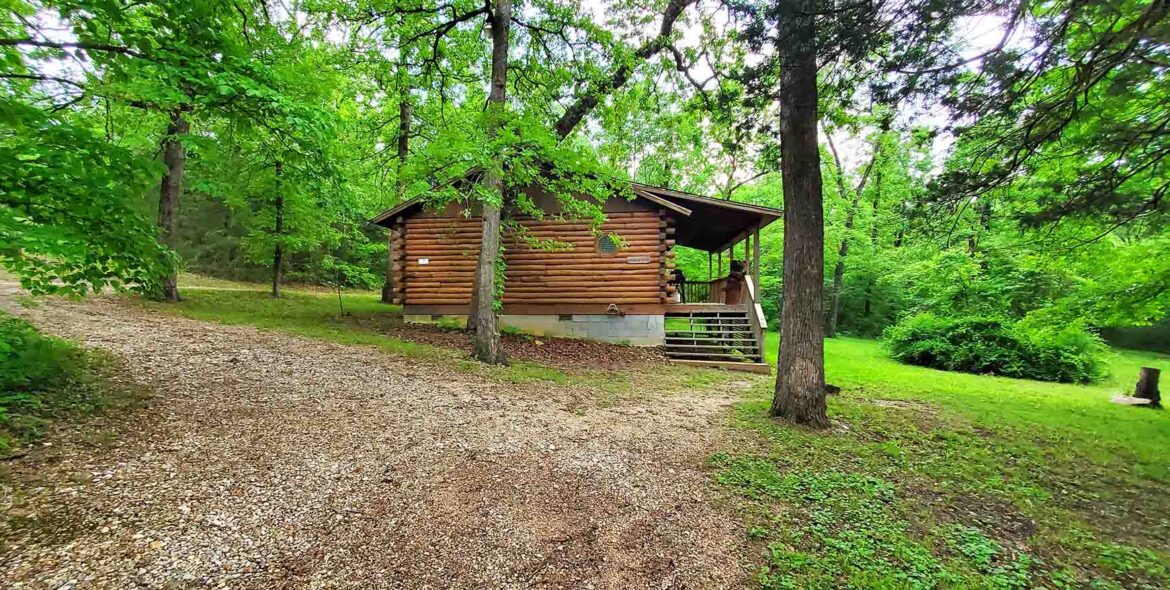 Woodland Violets Cabin Exterior