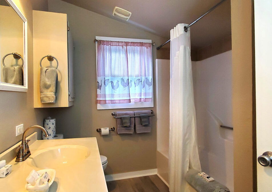 Farm House Cabin A Bathroom