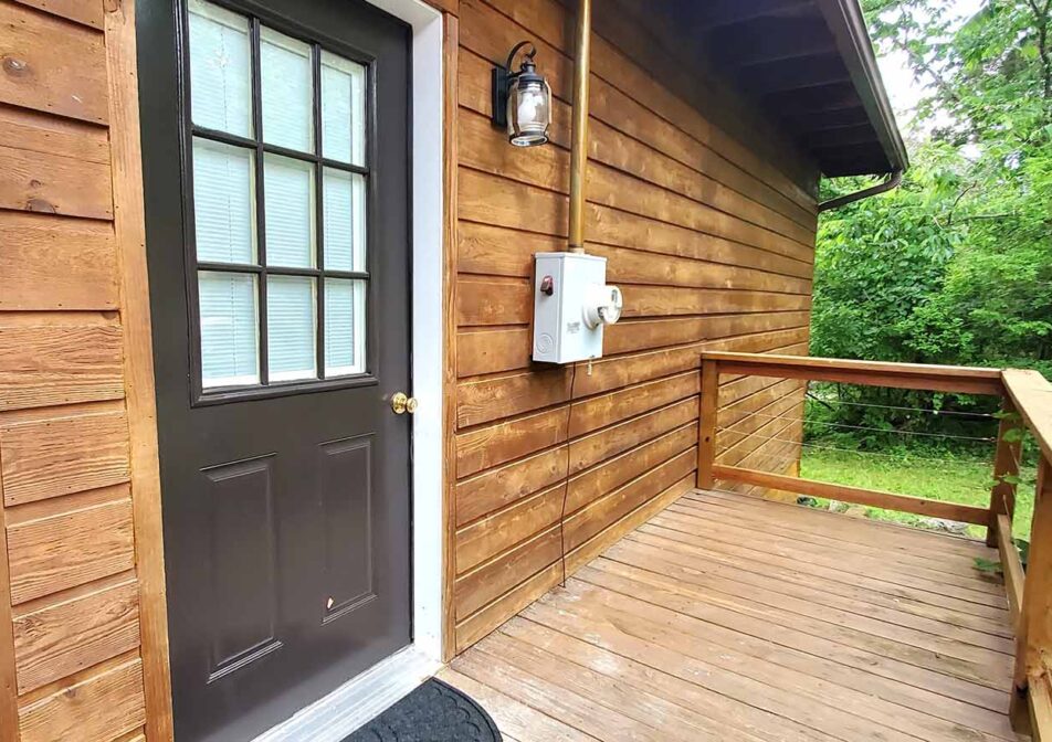 Farm House Studio C Entrance & Deck